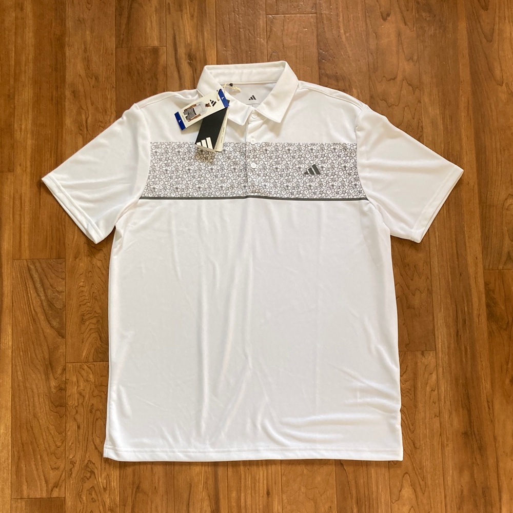 Adidas Golf Polo white mens - Picture 3 of 8